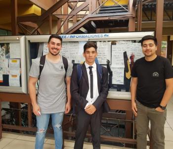 David Guajardo y Camilo Contreras finished their work related to the validation of a new algorithm for positive and negative sequence identification.